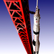 Image for article titled Man builds 19-foot-tall model of Apollo 11 out of 120,000 LEGO bricks